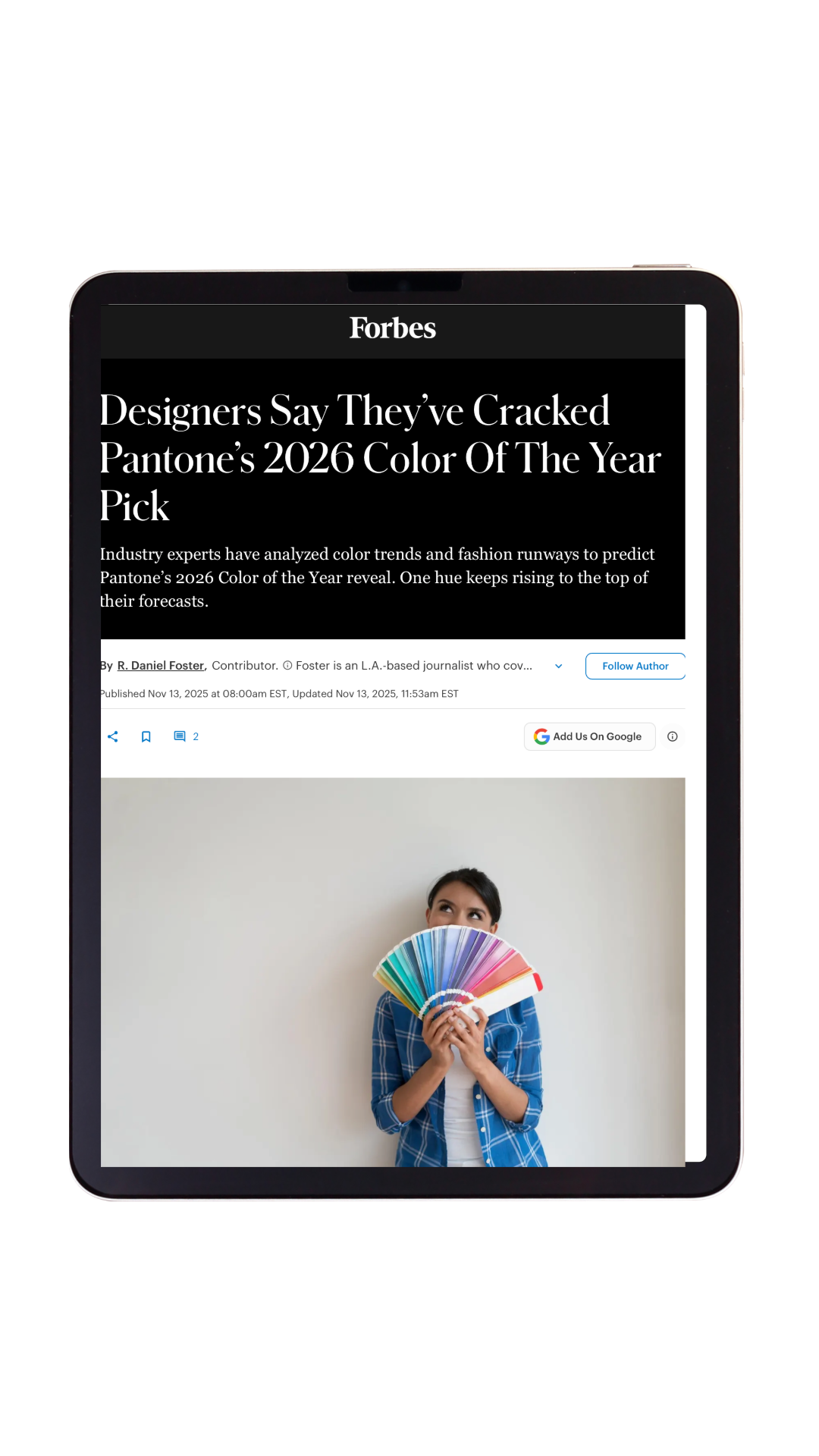 Christine Jahan Forbes Feature